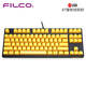 FiLCO (FILCO) 87-key Ninja Saint-Hand Second Generation Mechanical Keyboard Side-engraved Wired Cherry Axis Game Keyboard Color Limited Edition Gold Red Axis