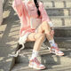 耐克（Nike）篮球鞋AJ1女鞋2025年夏季新款Air Jordan 1 Mid 休闲复古高帮板鞋 FB9892-670 粉金 36.5