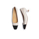 Red Dragonfly Little Flavor High Heels New Women's Shoes Square Toe Thick Heels Commuter Leather Shoes Professional Single Shoes WTB13659 Beige 39