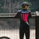 Spakct Phantom Thanksgiving Edition Long Sleeve Cycling Suit Men's Summer Cycling Mountain Spring and Autumn S18C03/S17T16 Phantom Long Sleeve Suit - Black Red 3XL