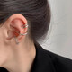 Mengke Duo ear bone clip, exquisite and versatile, personalized, non-pierced women, high-end niche, sweet, cool, simple, high-end, cold style earrings, ear bone clip, 10-piece set