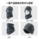 SHU HUIMAN CHAPE CHAUD Écharpe Two-Piece Set Men Plus Velvet Couple chaud cyclisme Chapeau chaud en plein air Contexuelle Cold Protection Suit 3888 Gray Taille égale