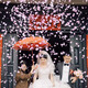 
Hip Kissing Leather Wedding Petal Salon Petal Rain Fireworks Supplies Collection of Salon Wedding Petal Spraying Petal Ribbon Ribbon Gift Bottle Cannon Holding the Hand [Red Petal Rain] 60 Models 4