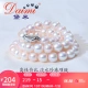 Demi Jewelry 8-9mm45cm Steamed Buns Round Silver Gold-plated Stick Buckle Freshwater Pearl Necklace Basic Model for Girls to Send Mom to Elders Birthday Gift