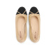 Belle Xiaoxiang style flat shoes for women in shopping malls same style bow pumps Z8R1DCQ3 pre-sale apricot color 40