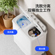 VCJ semi-automatic washing machine double barrel double cylinder small household infant and child dormitory rental underwear antibacterial powerful decontamination XPB30-65KG
