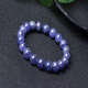 Ji Ge Collection Tanzanite Bracelet for Women and Men Purple Blue Crystal Tanzania Sapphire Plate Beads Lapis Lazuli Women Gift Tanzanite 6mm Bracelet