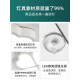 Lingxiang Licht Schlafzimmer Licht 2025 Neues Internet Promi LED -Deckenleuchte Licht Highlight Hauptschlafzimmer Beleuchtung Moderne einfache Lampe Weißkristall 6628 Durchmesser 50 cm drei Farben 48W