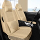 Maifanrui Imitation handgestrickter Eis Seidenautos Sitzkissen Sommer Cool Kissen geflochtene Stoff Sitzkissen kühle matte die ganze Saison All-Saison Universal Sitzkissen Schwarze Standardversion-5-Sitze Peugeot 308 408 508L 4008 5008