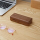 Original intention is like snow black walnut glasses box solid wood glasses storage box anti-pressure portable gift wooden box eye box wooden black walnut glasses box