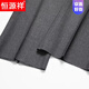 Hengyuanxiang tunic suit for young and middle-aged men with stand-up collar, slim suit, performance suit, wedding dress, Tang suit, Chinese style, spring and autumn style, gray 165A, recommended 50-56KG
