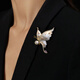 Jingli Jingda enamel butterfly brooch, high-end women's exquisite niche light luxury corsage birthday gift for women, exquisite, high-end and practical enamel butterfly brooch gift box