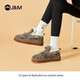 Happy Mary (J/M) Schneestiefel für Frauen kurz 2022 Neue Winter Schnee Baumwollschuhe plus Samt verdickte nicht rutschfeste Fell integrierte warme Frauenstiefel grau 37