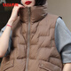 YAYA (YAYA) autumn and winter warm urban outdoor down vest stand collar anti-cold fashion women's vest duck down outer vest for women