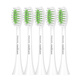 Philips (PHILIPS) electric toothbrush head official original adapter small feather brush series brush handle clean and bright white 5 pieces HX2035/02