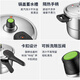 ASD pressure cooker gas induction cooker universal T-type 7.6L six-safe stainless steel pressure cooker YS24T3WG