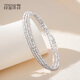 Misu's new PT950 platinum laser bead elastic bracelet for women, sparkling round bead platinum bouncy bead bracelet gift, 5 circles, weight 12.4-12.6g, thickness 2.0mm