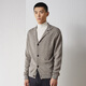 Suéter de lana boni/boni suéter para hombres suéter de otoper e invierno suéter de solapa de mediana edad y joven chaqueta para hombres casuales jm634181b café poco profundo 170