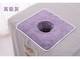 Towel for Moran Noel massage bed, beauty salon with hole lying towel, massage bed, turban with hole, curtain mat, gray 40*80 with hole