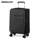 Hanker universal wheel suitcase, suitcase, men's and women's trolley case, small box, boarding case, password suitcase, black 20 inches
