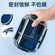 Chuangde en verre résistant à la chaleur Boîte de maintien frais, boîte à lunch spéciale au micro-ondes pour les employés de bureau, bol scellé pour la boîte à lunch, Xinghailan trois partitions longueur 1050 ml + vaisselle
