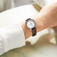 TIAN WANG watch women's small dial fashionable quartz watch simple temperament watch birthday gift for girlfriend [29mm dial] simple brown belt 3886 upgraded model