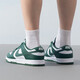 耐克（Nike）官方男鞋 Dunk 春季新款牛皮革运动鞋防滑耐磨低帮休闲鞋板鞋 DD1391-101-白绿 42.5