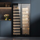 JUSTOWN double door double control wine cabinet constant temperature wine cabinet red wine cabinet compressor beech wood shelf cedar wood shelf humidity adjustable fingerprint lock + dual temperature zone + 1.90 meters + red wine cigar cabinet 780L