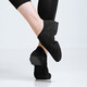 Sansha ballet teacher shoes Jazz dance shoes soft sole flying woven surface breathable modern dance shoes practice black 37