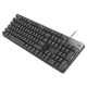 Logitech K845 Mechanische Tastatur Backstreuit Wired Keyboard Game E-Sporttastatur Tea Green und Red Achse Keyboard DIY Keycap Office Game Keyboard und Mausanzug in voller Größe 104 Tastatur K845-Pololy Day Keycap Qing-Achse