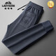 老爷车（LAOYECHE）2025夏季潮流轻奢薄款刺绣华夫格小脚裤男修身百搭潮流束脚运动 卡其色高品质 收藏加关注优先发 XL 120-135斤
