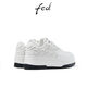 Fed Mall Soms de chaussures blanches à semelle épaisse automne Nouvelles chaussures pour femmes chaussures de sport en cuir r0904-yab679 bleu / blanc 38