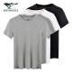 SEPTWOLVES [3-pack] SEPTWOLVES short-sleeved T-shirt for men, cotton short-sleeved men's T-shirt bottoming shirt, slim fit, sports and casual short-sleeved round neck, 3-pack XL (175/100) Recommended weight 130-150Jin [Jin equals 0.5 kg, ])