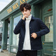Filixidi woolen coat men's autumn and winter new men's wool short jacket jacket men's casual woolen top black M