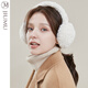JIUMU women's earmuffs, earmuffs, earmuffs, foldable earmuffs, earmuffs, earmuffs, warm ear hats, winter earmuffs for women