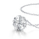 Mengjinyuan platinum pendant PT950 heart-to-heart love pendant four-leaf clover platinum pendant does not include necklace gift