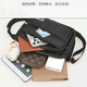 Bolsa de hombro casual de Kingtrip (KingTrip) para hombres y mujeres, bolsa de cuerpo cruzado de mujeres, bolso de tela de oxford impermeable, bolsa de hombres, bolsa cruzada, bolsa de negocios, billetera, yunzhi 688 Six Zipper Blue