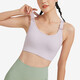 Halten Sie Yoga Sports Unterwäsche Running Weste Frauen mit hoher Intensität schocksicherer Rückenbra Back Schnalle einstellbare 12392 Sauerstofflila XL