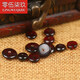 Lingwu Qijiu natural amber blood amber bracelet spacer bead spacer loose bead bracelet Buddha beads star and moon bodhi accessories literary toy bracelet spacer accessories bracelet necklace sweater chain amber spacer blood amber about 8*3mm (2 pieces sold)