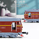 Zhongmai weifuxing modèle de chemin de fer à grande vitesse ensemble émeu simulé green alliage toys's toys garçons d'anniversaire cadeau rétro locomotive verte ventre
