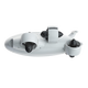 Fiftish Fin Source Technology V-EVO Unterwasser-Drohne 4K High Definition Camera Submersible, visuell ferngesteuerte U-Boot-Roboter intelligenter Aufnahmen, 100-Meter-Standard-Set, Upgrade-Version (externe Steckdose SD-Karte)