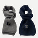 Jinara hat, scarf and gloves winter three-piece set for boys, girls and older children to keep warm for teenagers, middle schools and junior high school students, thick wool, gray, multiple protection, warm in winter