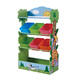 
FANTASY FIELDS BY TEAMSN Wooden furniture book shelf Picture book shelf Toy shelf Retractable bed sorting cabinet Storage furniture jungle series Three-layer storage rack TD-12799A