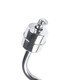 Schwimmerschalter Wasserspiegel Controller Seitenmontierter Edelstahl-Stahl-Biege Rohr kleiner Schwimmer Automatischer Flüssigkeitsspiegel-Schalter Länge 122 mm ESC12210 2A1 (unter 220 V)