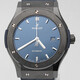 
[Second-hand 99 new] Hublot Classic Fusion Series Ceramic Automatic Mechanical Men's Watch 511.CM.7170.LR Second-hand Watch Luxury 511.CM.7170.LR Blue Face Belt