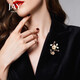Jay Gongmei Brooch Women's Pin Flower Corsage Accessories Birthday Gift for Elder Mothers and Mother-in-law