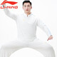 
Li Ning (LI-NING) Tai Chi Suit 2025 new high-elastic milk silk eight-section Jin Tai Chi training suit full set of Tai Chi martial arts training style white/light blue long sleeves [high elastic and smooth] XL (weight 145-160 Jin [Jin equals 0.5 kg])