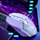 
HP (HP) gaming mouse wired USB silent macro mechanical gaming laptop desktop computer office universal keyboard and mouse set M1 white sound