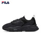 FILA men's shoes dad shoes Mars shoes retro running shoes autumn fashion casual sports shoes black-BK (second generation) 42