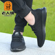 Laorentou (laorentou) mesh schuhe Männer 2025 Frühlings- und Sommer -Atmungsabstimmung fliegende Netzschuhe Sport -Laufschuhe Dicke alleinige alte Peking -Stoffschuhe Männer 15619 Schwarz Four Seasons 43